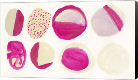Framed Pink Piedras Print