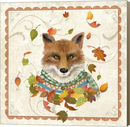 Framed Fall Fox Print
