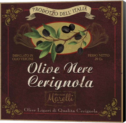 Framed Olives Print