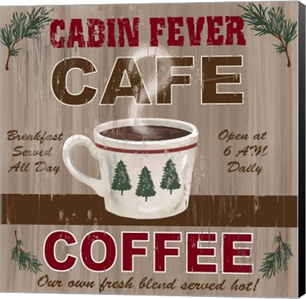 Framed Cabin Fever Cafe Print