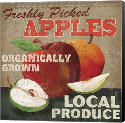 Framed Apples Print
