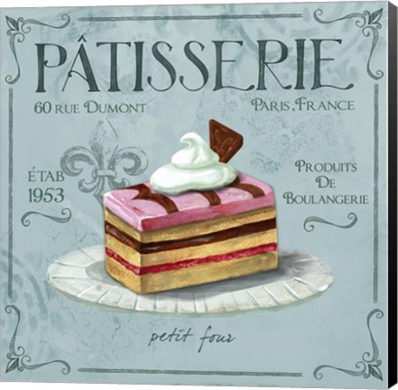 Framed Patisserie 2 Print
