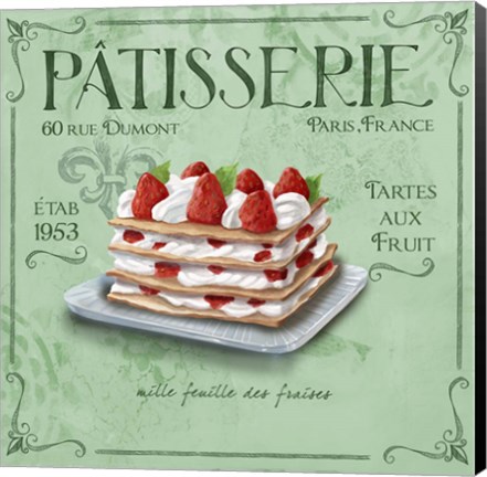 Framed Patisserie 5 Print