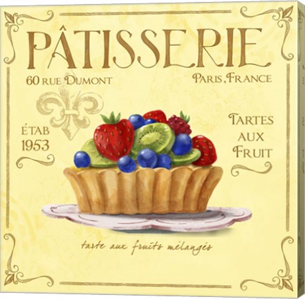 Framed Patisserie 7 Print