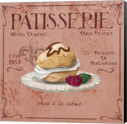 Framed Patisserie 11 Print
