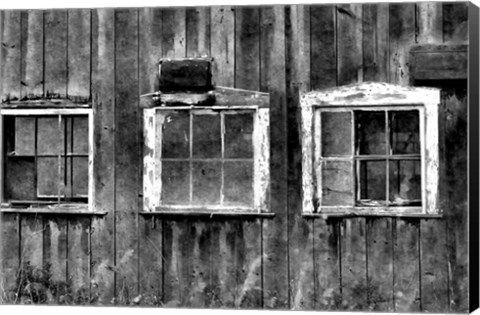 Framed Old Barn Window Print