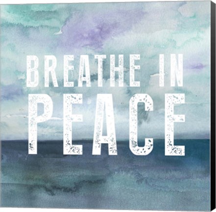 Framed Breath Peace Print