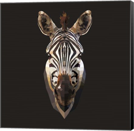 Framed Zebra Print