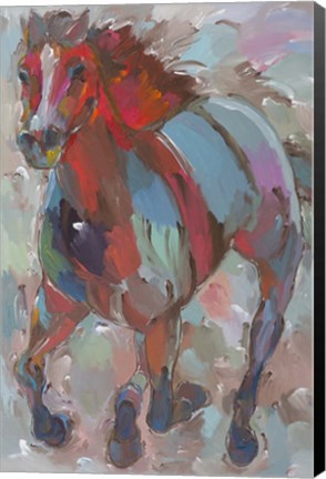 Framed Red Warrior Print