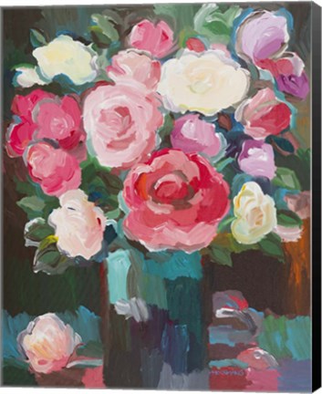 Framed Rose Garden Print