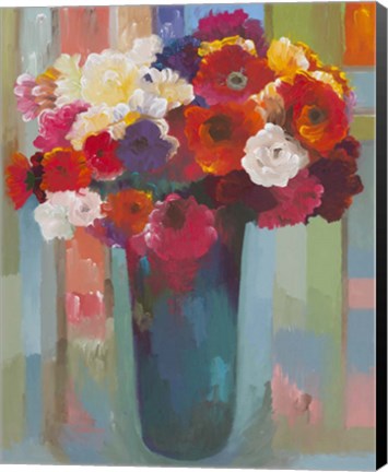 Framed Bright Bouquet Print