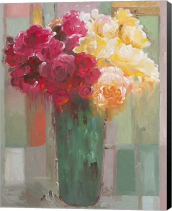 Framed Poetic Bouquet Print