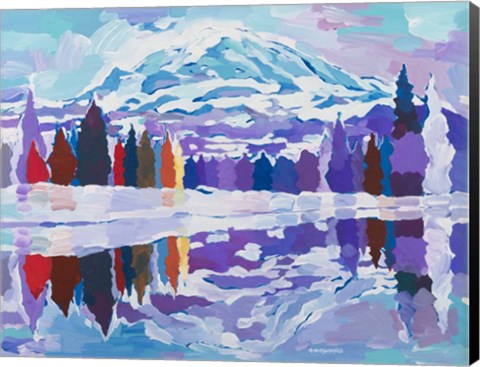 Framed Nature&#39;s Reflection Print