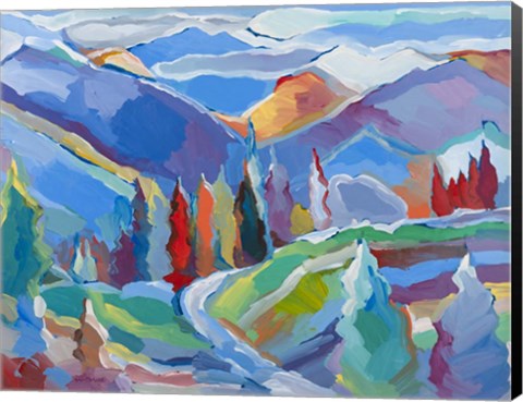 Framed Colorado Composition #5 Print