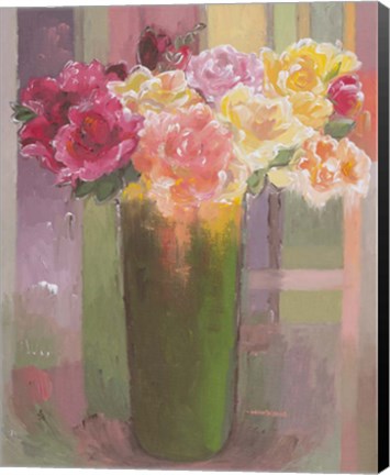 Framed Romantic Roses Print