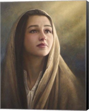 Framed Blessed Art Thou Print