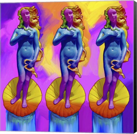 Framed Pop Art Boticelli Venus Print