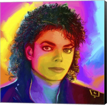 Framed Michael Jackson Pop Art Print