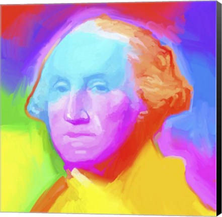 Framed Washington Pop Art Print