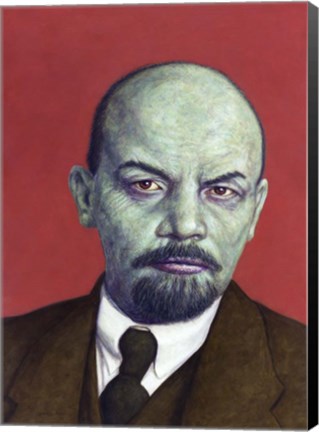 Framed Dead Red - Lenin Print