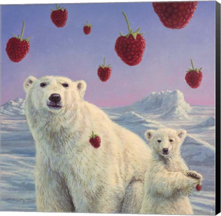 Framed Polar Berries Print