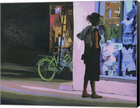 Framed Five Dollar Print