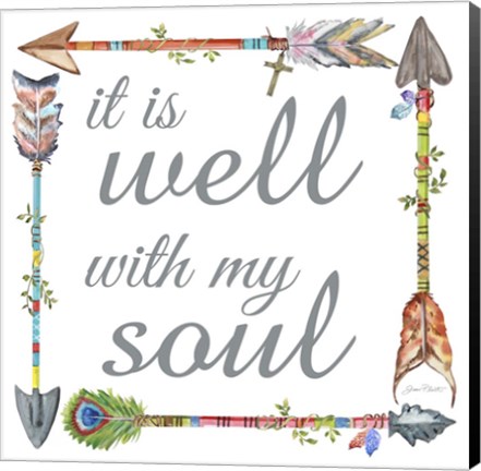 Framed Spiritual Arrows C Print
