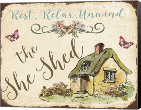 Framed She Shed - B Print