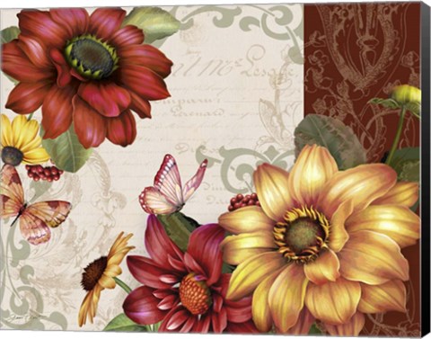 Framed Autumn Bouquet-A Print