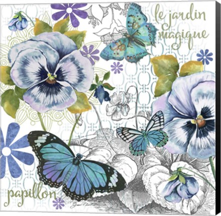 Framed Garden Magic I Print