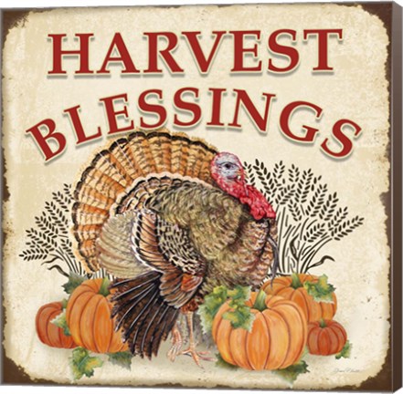 Framed Thanksgiving-F Print