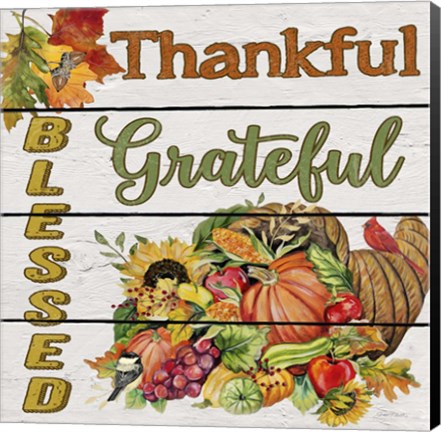 Framed Thanksgiving-H Print