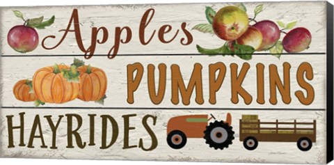 Framed Hayrides-A Print