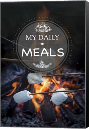 Framed My Daily Meals Print
