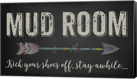 Framed Mud Room-B Print