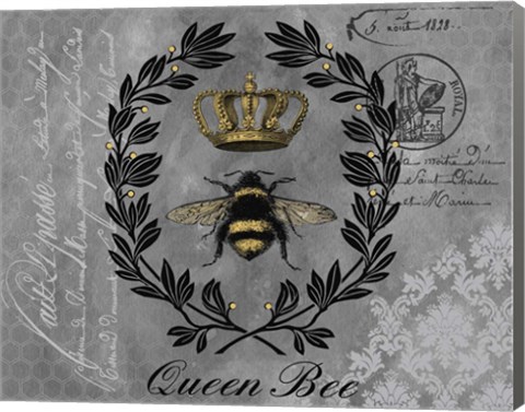 Framed Queen Bee-B Print