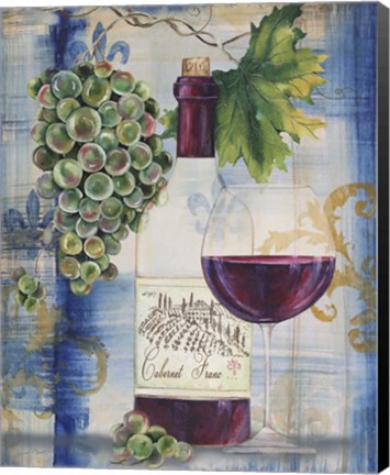 Framed Royal Wine I Print