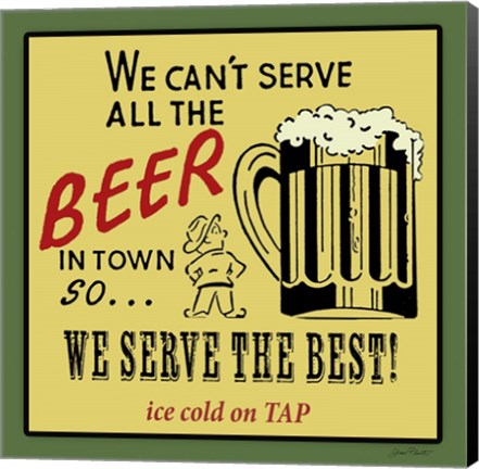Framed Best Beer Print