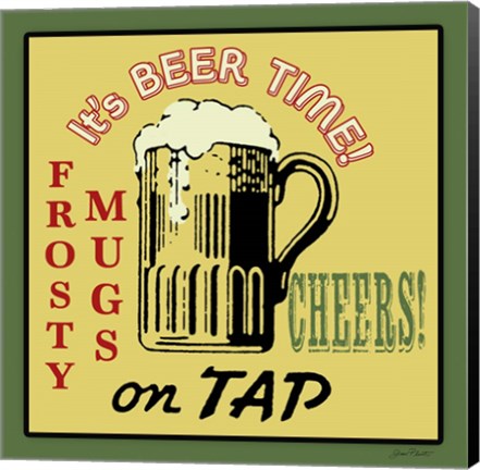 Framed Tap Beer Print