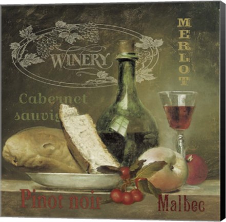 Framed Winery Print
