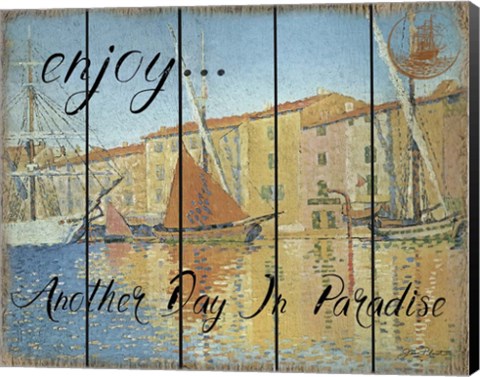 Framed Enjoy Coastal Print