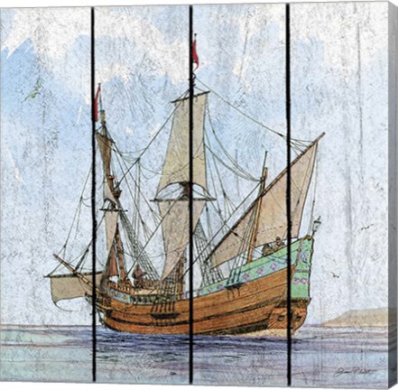 Framed Nautical Ships-C Print