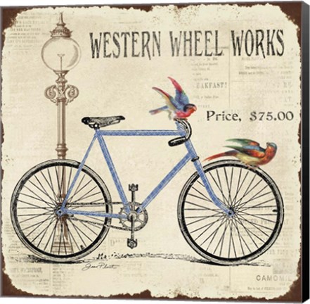 Framed Western Wheel Works Print