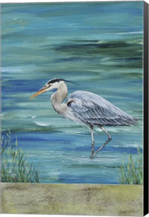 Framed Great Blue - Heron - 1 Print