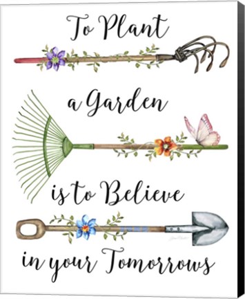 Framed Garden Inspiration - A Print