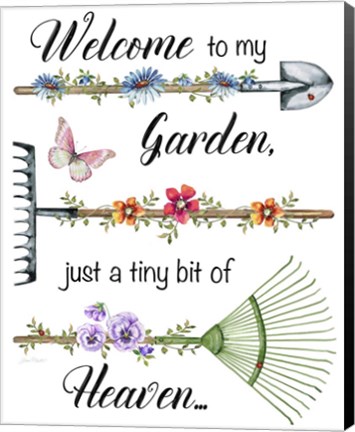 Framed Garden Inspiration - E Print