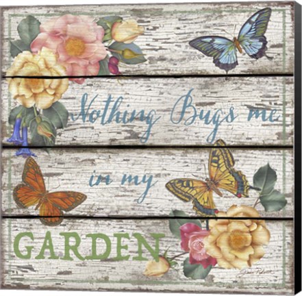 Framed Country Garden Sign - A Print