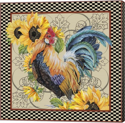 Framed Country Time Rooster - A Print