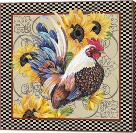 Framed Country Time Rooster - B Print