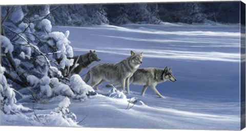 Framed Strength Of The Wolf Is The Pack Print